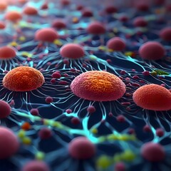 3d rendered illustration of a virus