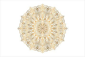 Mandala with floral ornament pattern, Hand drawn pattern, Mandala template for page decoration cards, book, logos.