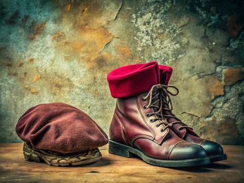 Minimalist Russian Railways: VDV Paratrooper Boots & Beret