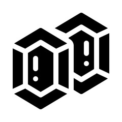 Gemstone glyph icon