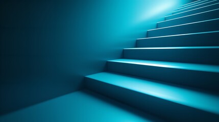 Fototapeta premium Stairs in Dark Room