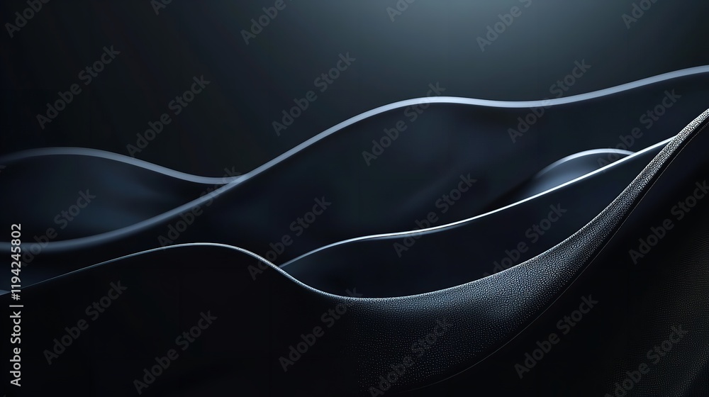 Poster empty black color studio room background for product display