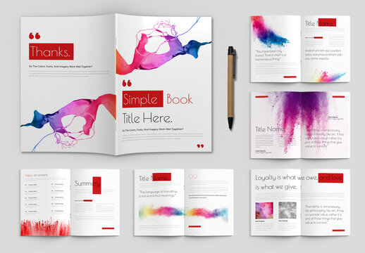 Simple Book Design Layout