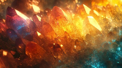 Fototapeta premium A polished gemstone surface with embedded streaks of light