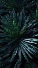Textures of abstract black leaves for tropical leaf background. 