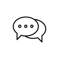 Chat Icon Art design illustration