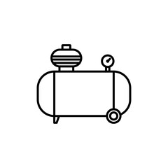 Compressor icon Art design illustration
