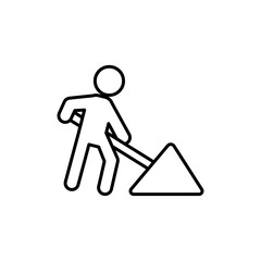 Construction icon Art design illustration