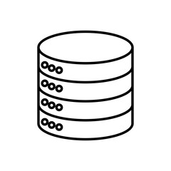 Database icon Art design illustration