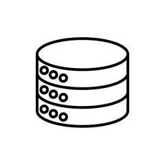 Database icon Art design illustration