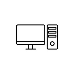 Desktop icon Art design illustration