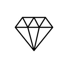 Diamond icon Art design illustration