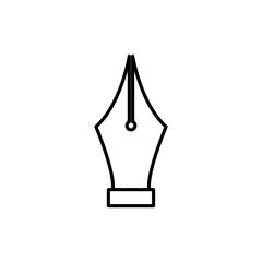 Fountain pen icon Art design illustration