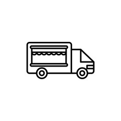 Food truck icon Art design illustration