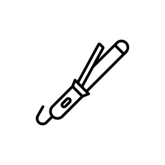 Hair curler icon Art design illustration