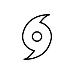Hurricane icon Art design illustration