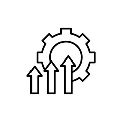 Improvement icon Art design illustration