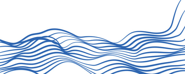 abstract blue wave background