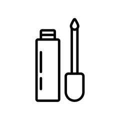 Lip gloss icon Art design illustration