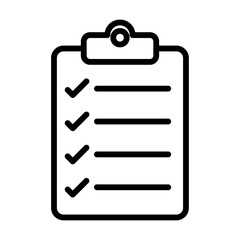 List icon Art design illustration