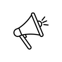 Megaphone icon Art design illustration