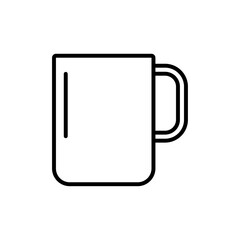 Mug icon Art design illustration