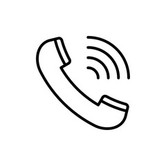 Phone call icon Art design illustration