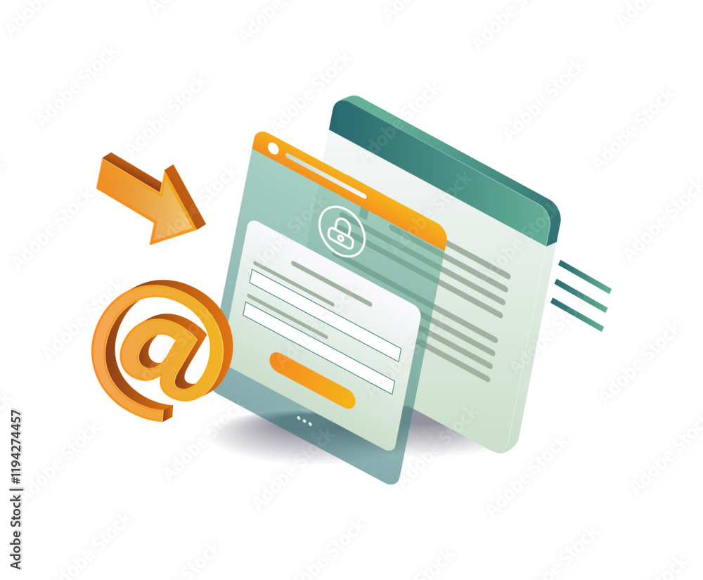 Poster personal account data security password window