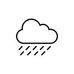 Rain icon Art design illustration
