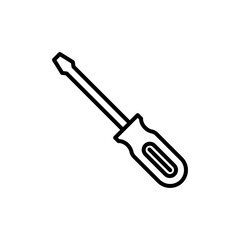 Screwdriver icon Art design illustration