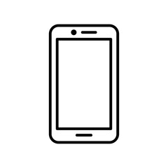 Smartphone icon Art design illustration