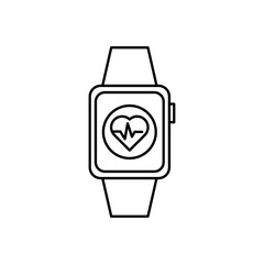Smartwatch icon Art design illustration