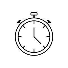 Stop watch icon Art design illustration
