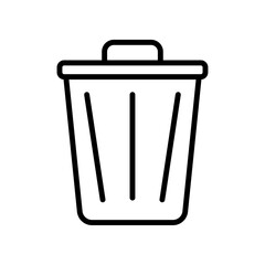 Trash icon Art design illustration