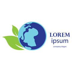 simple and creative globe logo design