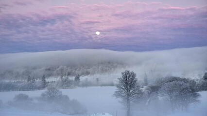 Light mood and fog in winter around Kempenfeldrom/Veldrom.