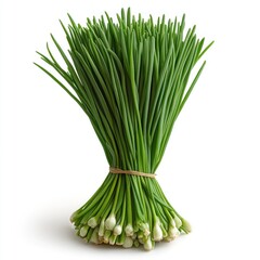 Fresh Bunch of Chives, Vibrant Green Herb, Culinary Delight