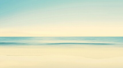 A calm beach gradient background.featuring soft blues and sandy yellows.emphasizing relaxation and tranquility.Ideal for travel blogs, beach resorts, and relaxation apps