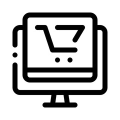 Digital Marketplace line icon