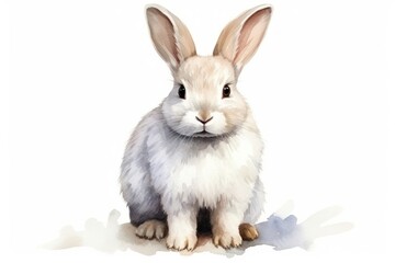 Fototapeta premium Animal mammal rabbit white.