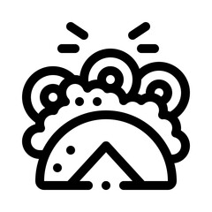 taco line icon