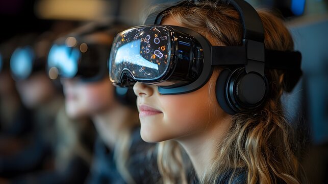 Kids immersed in interactive VR simulations to understand chemical reactions