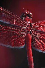 red dragonfly