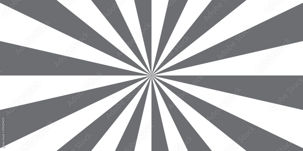 Poster monochromatic swirling spiral pattern. abstract grey and white hypnotic design for creative backgrou