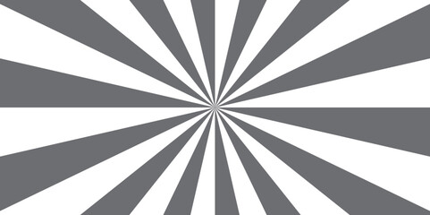 Monochromatic Swirling Spiral Pattern. Abstract Grey and White Hypnotic Design for Creative Backgrounds and Modern Art Concepts. sun beam vector banner design and comic burst concept