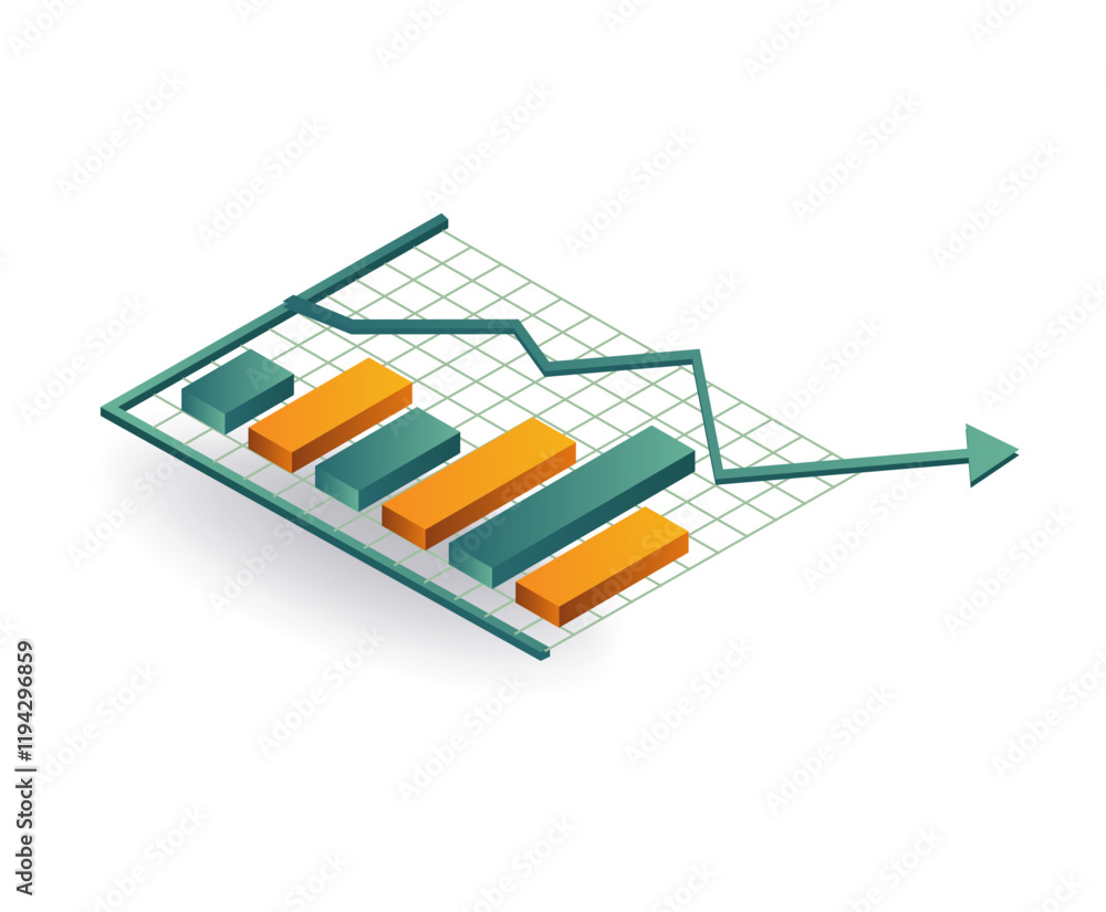 Poster bar chart analyst data management