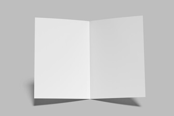 dl flyer bifold blank mockup, blank paper mockup your design here