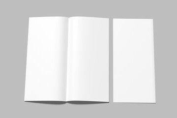 dl flyer bifold blank mockup, blank paper mockup your design here