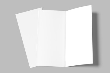 dl flyer bifold blank mockup, blank paper mockup your design here