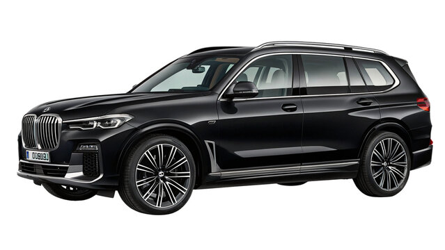 BMW X car isolated